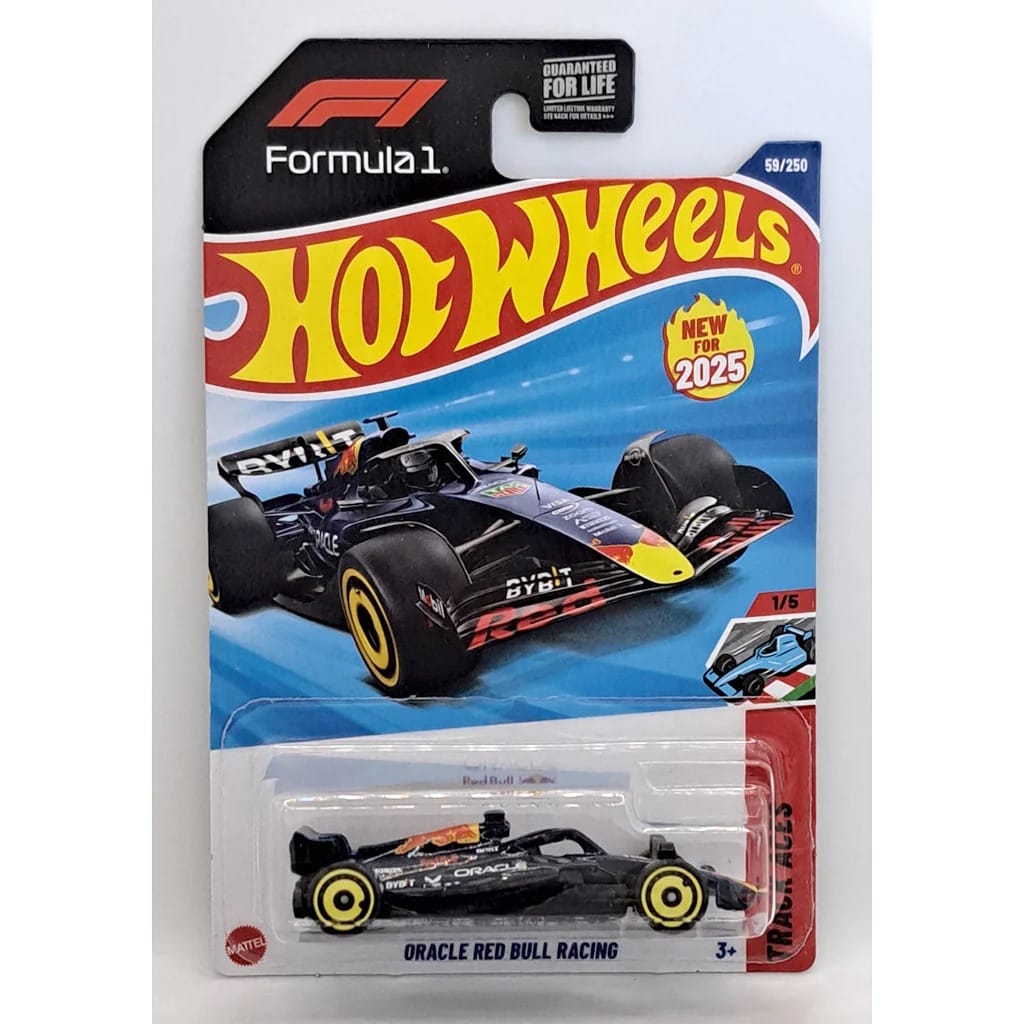 Hot Wheels Formula 1 Oracle Red Bull Racing car from the Mainline series on retail card